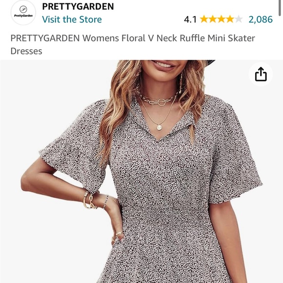 NWT Pretty Garden dress - Picture 5 of 7